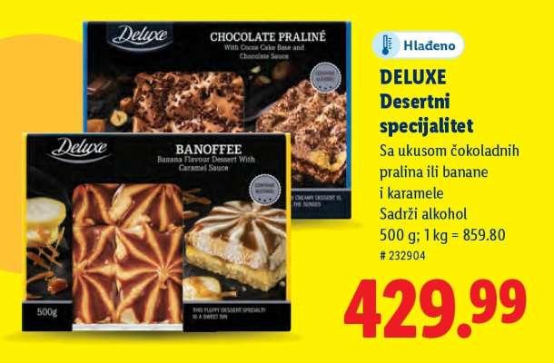 Deluxe Desertni specijalitet