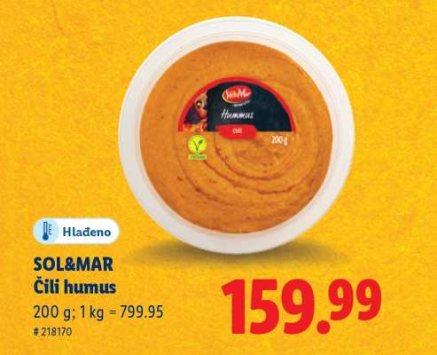 SOL&MAR Čili humus
