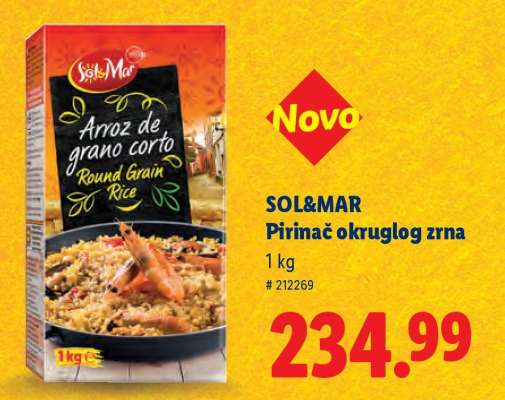 Sol&Mar Pirinač okruglog zrna