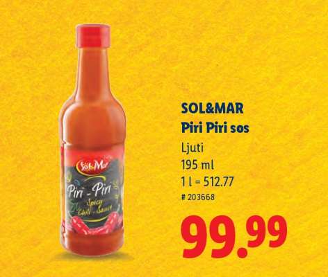 Sol&Mar Piri piri sos