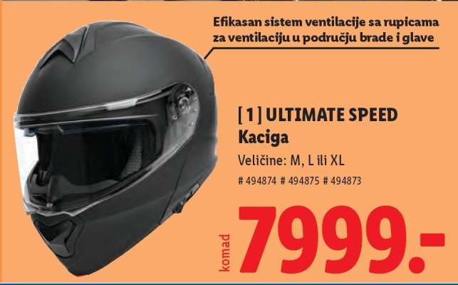 ULTIMATE SPEED Kaciga