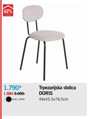 Trpezarijska stolica DORIS