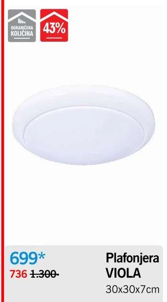 Plafonjera VIOLA
