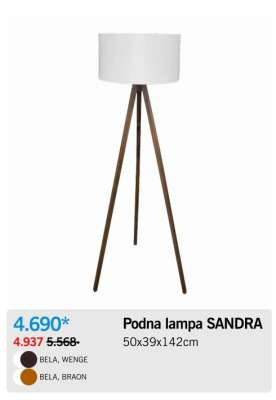 Podna lampa SANDRA