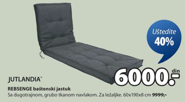 JUTLANDIA REBSENGE baštenski jastuk