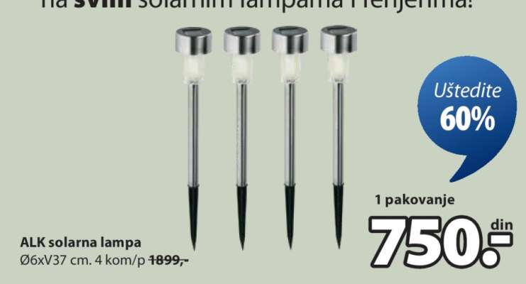 ALK SOLARNA LAMPA