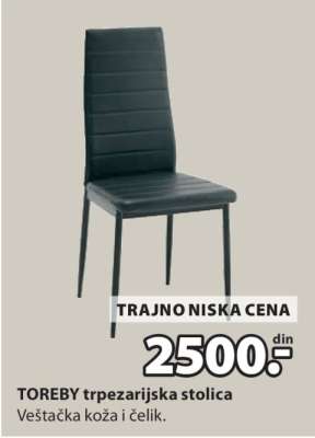 TOREBY TRPEZARIJSKA STOLICA