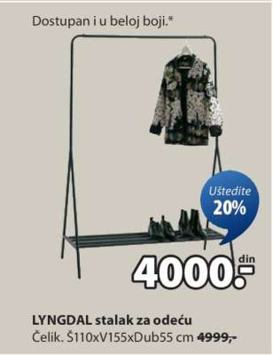 LYNGDAL STALAK ZA ODEĆU