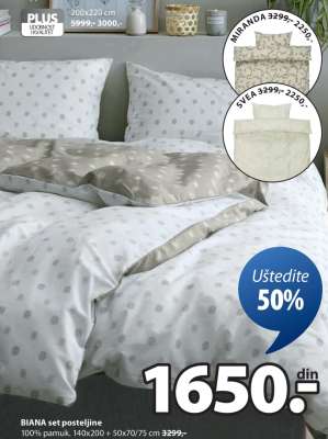 BIANA SET POSTELJINE
