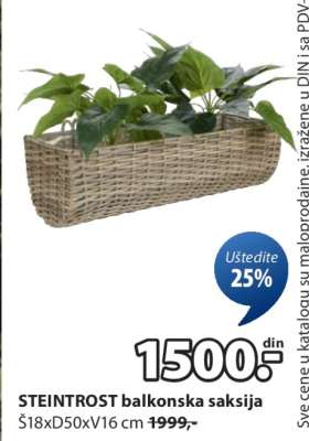 STEINTROST BALKONSKA SAKSIJA