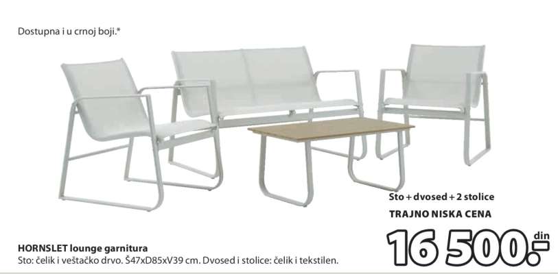 HORNSLET lounge garnitura