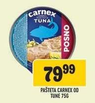 PAŠTETA CARNEX OD TUNE 75G