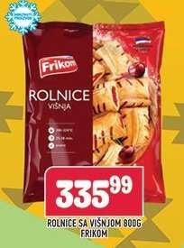Rolnice sa višnjom 800g Frikom