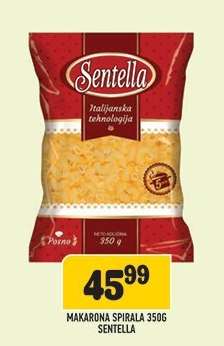 Makarona Spirala 350g Sentella