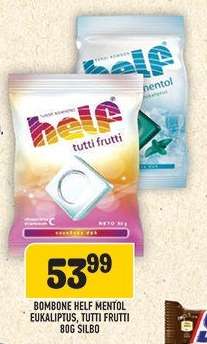 Bombone Helf Mentol Eukaliptus, Tutti Frutti