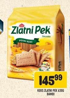 Keks Zlatni pek 630g Bambi