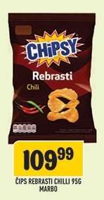 Čips Rebrasti Chilli 95g Marbo