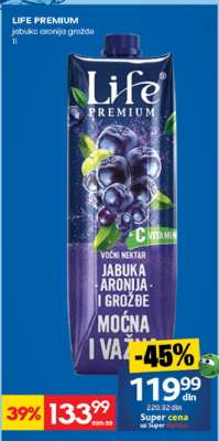 LIFE PREMIUM jabuka aronija grožđe l