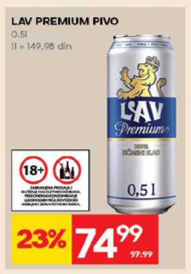 Lav Premium pivo