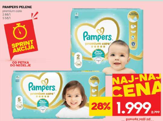 Pampers pelene