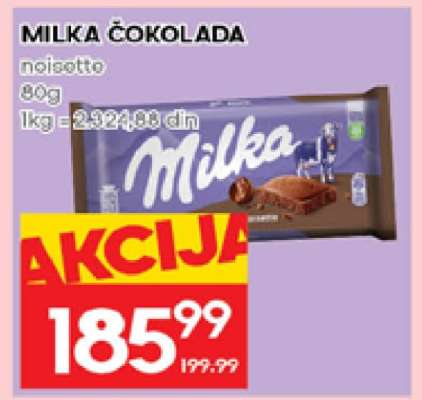 MILKA ČOKOLADA