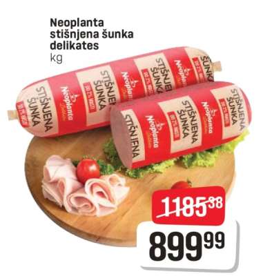 Neoplanta stišnjena šunka delikates
