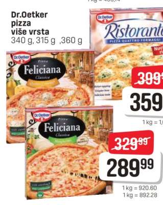 Dr. Oetker pizza više vrsta