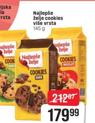Najlepše želje cookies više vrsta