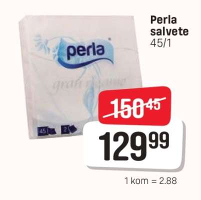 Perla salvete 45/1