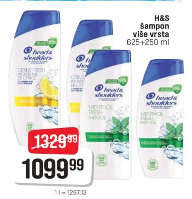 H&S šampon više vrsta