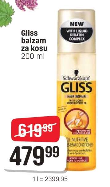Gliss balzam za kosu