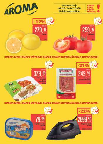 Aroma Market katalog - 12.03.2026 - 14.03.2026.
