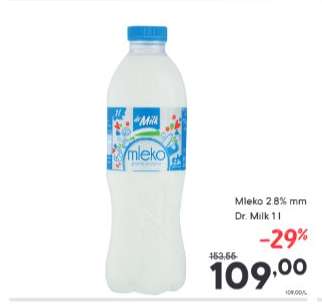 Mleko 2.8%mm Dr Milk 1 l