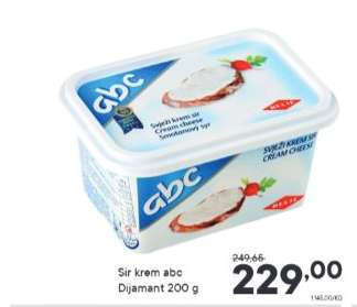Sir krem Abc