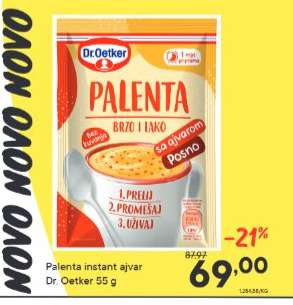 Palenta instant ajvar