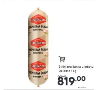 Stisnjena šunka u omotu Delikato 1 kg