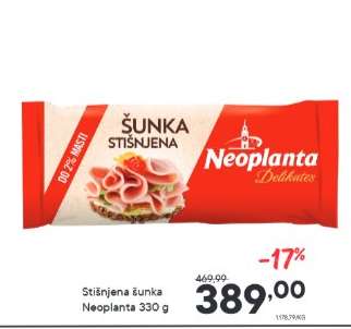 Stišnjena šunka Neoplanta