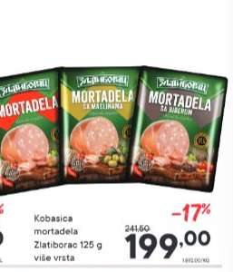 Kobasica mortadela Zlatiborac 125 g