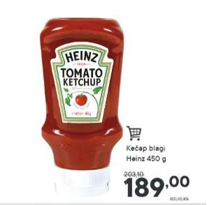 Kečap blagi Heinz 450 g