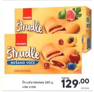 Štrudla Medela 240 g