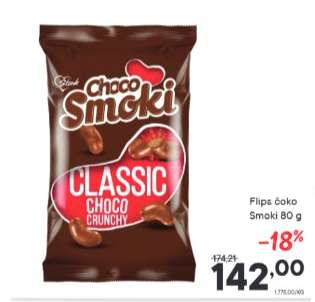 Flips Čoko Smoki 80 g