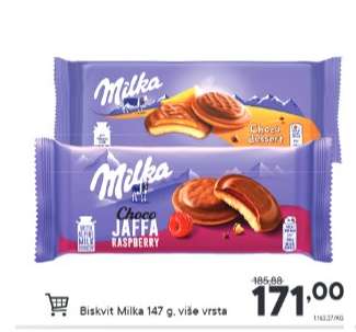 Biskvit Milka 147 g, više vrsta
