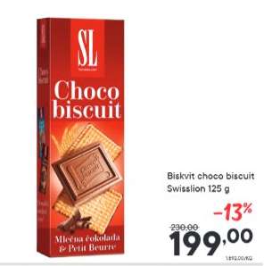 Biskvit Choco biscuit Swisslion 125 g