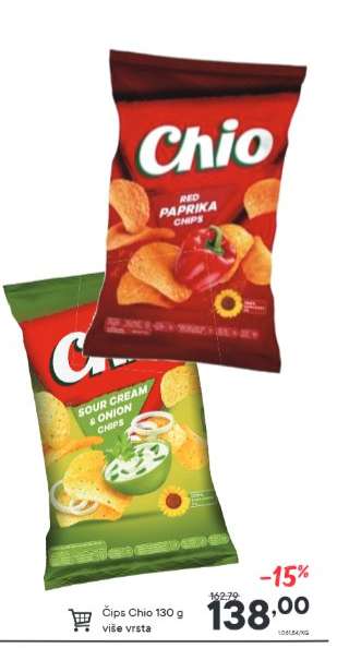 Čips Chio 130 g