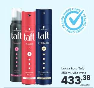 Lak za kosu Taft