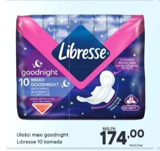Ulošci maxi goodnight Libresse 10 komada