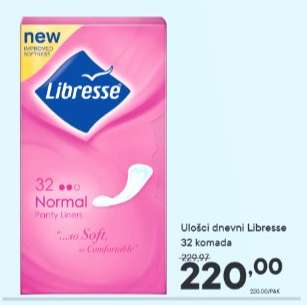 Ulošci dnevni Libresse 32 komada