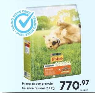 Hrana za pse granule balance Friskies 2.4 kg