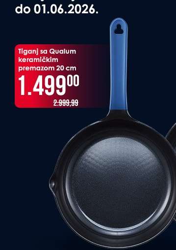 Tiganj sa Qualum keramičkim premazom 20 cm