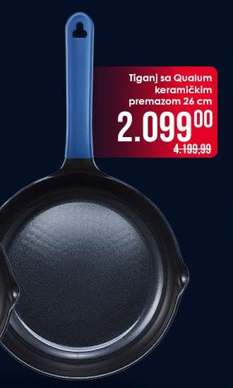Tiganj sa Qualum keramičkim premazom 26 cm